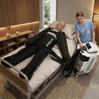Bottes de compression à 8 chambres, masseur pneumatique corporel complet, machine de drainage lymphatique pour la rééducation et les salons de beauté