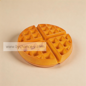 แบบจำลองวาฟเฟิลเบลเยียมทรงกลมเสมือนจริง สำหรับตกแต่งร้านอาหาร โชว์รูมครัว จัดแสดงบุฟเฟ่ต์ - Product Image 5