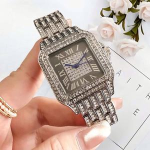 Montre à quartz pour femme avec boîtier en alliage et bracelet en acier inoxydable -jing - Product Image 5