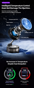 <span class=keywords><strong>Cargador</strong></span> Inalámbrico Magnético de 25W con Enfriamiento por Semiconductor, Carga Rápida Tipo-C, <span class=keywords><strong>Cargador</strong></span> Inalámbrico para Teléfono, Aleación de Aluminio, Portátil - Product Image 6