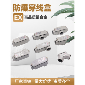 Boîte de jonction antidéflagrante BHC en alliage d'aluminium moulé G3/4 pour la protection des fils électriques - Product Image 3