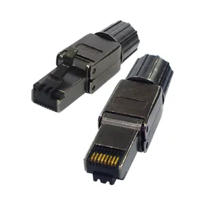 Коннектор для сетевого кабеля Rj 45, Cat8, коннектор Cat8, коннектор Cat7 Rj45 50U, коннектор для замыкания на месте