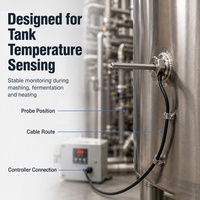 Capteur de température à thermistance NTC de type déflecteur GTS100, bon prix