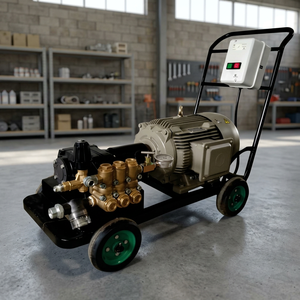 Nouvelle machine de lavage haute pression 300 bars, diesel, 3 CV, triphasée, pour usage intensif, avec pompe à engrenages électronique industrielle - Product Image 4