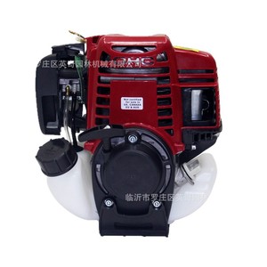 Moteur à essence 140FA pour tondeuse rotative, pièces de tondeuse à gazon, modèle rouge avec réservoir de carburant et poignée de démarrage - Product Image 1