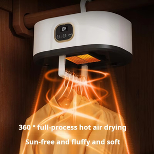 Secadora de Ropa Multifuncional con Control Remoto, Secadora de Aire Caliente para el Hogar, con Temporizador, Segura para Uso Doméstico - Product Image 3