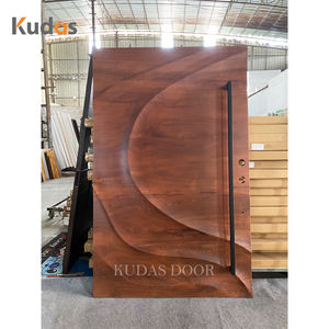 Роскошная вилла алюминиевые наружные двери передние входные двери жилые 3D наружные двери - Product Image 3