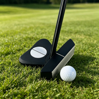 Putter de Golf de Acero Inoxidable con Torque Cero, Logotipo Personalizado, Cara Fresada, para Diestros