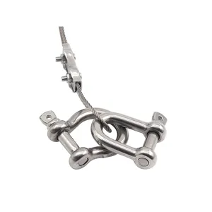 Customized Metal Hardware Tools 304 316L 321 Stainless Steel Shackle Collar Pin Shackle
