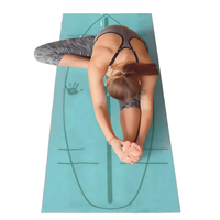Tapis de yoga et de surf en caoutchouc PU antidérapant, écologique et personnalisé de haute qualité, épaisseur 4,5 mm, tout-en-un pour entraînement fitness professionnel