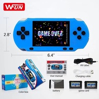 Console de jeux vidéo rétro 8 bits PXP3 Slim Station, console de jeux portable, jeu sur carte, 288 jeux classiques intégrés