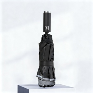 Reverse Folding Modern <b>Umbrella</b> Auto Open Close Button Waterproof Travel Windproof 8 Ribs Lightweight Compact Portable Sunny - Product Image 1
