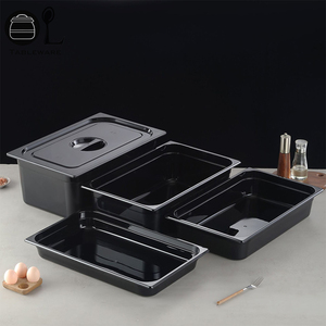 Contenedor Apilable y Duradero <span class=keywords><strong>para</strong></span> Almacenamiento de Alimentos OULU Negro PC 8L 5L con Tapa - Product Image 1