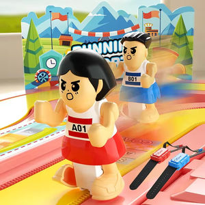 Jouet de course pour enfants avec vitesse, tapis roulant sans fil à détection de mouvement, jouet de course sur piste de combat à deux joueurs, interactif - Product Image 3