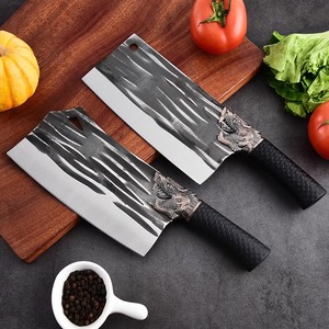 Chopping Knife Set 8-9.9in Polished Straight Edge For Kitchen Meat Cutting Butchering Deboning - Product Image 1