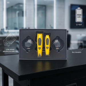 Cortadora de Cabello <span class=keywords><strong>Profesional</strong></span> Silenciosa con Baja Vibración, Recortadora de Barba con Motor sin Escobillas de 8200 RPM y Cuchilla de Movimiento Paralelo - Product Image 5