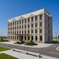 Atelier moderne de grande envergure en structure métallique préfabriquée pour l'assemblage automobile