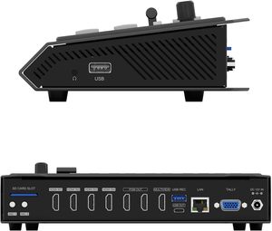 AVMATRIX Shark H4 ATX 비디오 믹서 스위처, 4개의 HDMI 입력, SD 카드 USB 레코더 포함, 라이브 스트리밍용 - Product Image 2