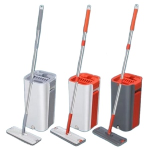 Fregona plana de microfibra Rectangular con cubos, precio barato, de alta calidad, para limpieza de suelos, para el hogar - Product Image 2