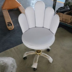 High-end beauty and manicure chairs <b>height</b>-<b>adjustable</b> chairs hair rotating <b>stools</b> computer chairs bar counter chairs - Product Image 4