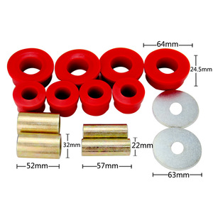 Bagues de bras de suspension avant Poyracing pour Subaru Impreza WRX 1998-2005, pièces de rechange en caoutchouc rouge - Product Image 5