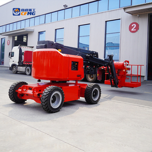 Plataforma Elevadora Articulada Compacta CFMG de 14 m/230 kg, Plataforma de Trabajo Aérea, Elevador de Personal Pequeño con Certificación CE ISO - Product Image 6