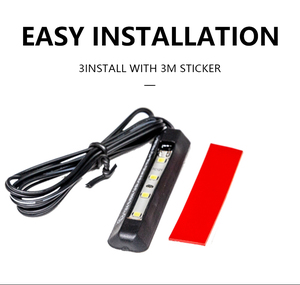 Lámpara LED Ultrafina para Matrícula |   Luz de Matrícula Impermeable de 12V 4 SMD para Camión y Remolque |   Cable de 62x14x5mm y 40cm - Product Image 5