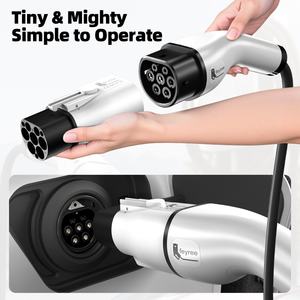 Feyree Nouvelle station de recharge pour véhicules électriques portable, adaptateur secteur de type 2 à GBT 3 phases 22 kW pour la maison avec 24 mois de garantie - Product Image 5