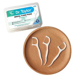 Custom 50/100 Piezas HIPS + UHMWPE Desechable Dental Floss Picks Adulto Fabricante Mayorista - Product Image 1