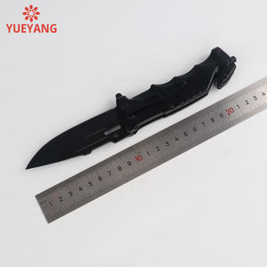 YUEYANG Premium Zwart Vouwbaar Tactisch Mes Aluminium Legering Handvat Multifunctioneel Buitenmes OEM - Product Image 6