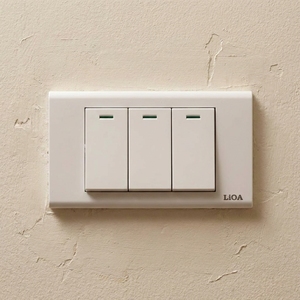 Interrupteur mural classique blanc 3 gangs 1 voie, interrupteur à bouton-poussoir pour éclairage électrique, pour usage domestique et commercial - Product Image 5