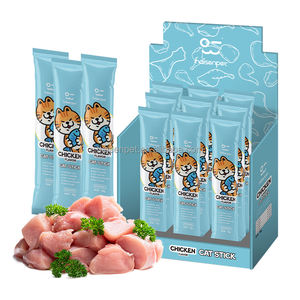 haisenpet Amostras Grátis em Estoque Ração Úmida para Gatos com Alto Teor de Proteína de Frango Petiscos Naturais e Nutritivos para Gatos - Product Image 1