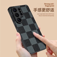 Étui de téléphone portable en cuir PU à motif carbone pour Samsung Galaxy S26 Ultra S25 S24 S23 S22 Plus, coque antichoc