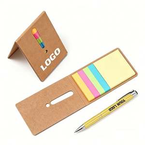 Bloc de Notas Personalizado con Logotipo, Blocs de Notas Impresos Promocionales, Notas Adhesivas Personalizadas para Oficina, Regalos Corporativos - Product Image 1