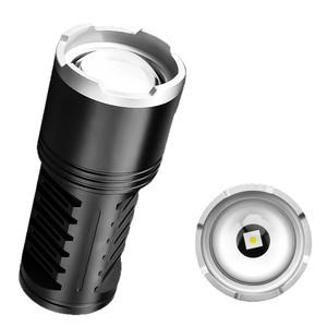 อลูมิเนียมอัลลอยด์ไฟฉาย LED 18650 แบตเตอรี่แบบชาร์จไฟได้กลางแจ้งซูมไลท์ลำแสงสีขาว - Product Image 1