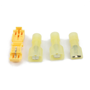 Kit de Terminales de Desconexión Rápida Iqhui Amarillo, 300 Piezas AWG12-10, Caja de Plástico, Material de PC de 1 Núcleo - Product Image 3
