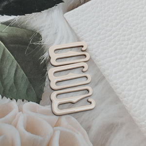 HH4K BNH15015C Crochets de soutien-gorge en métal avec sangle en nylon, armatures recouvertes de nylon, boucles d'épaule réglables en plastique, accessoires de lingerie - Product Image 3