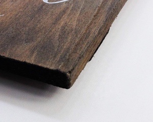 Panneau en bois pour le jour, artisanat rustique, suspension, panneau - Product Image 2