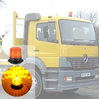 20 Stück superhelle LED-Blinkleuchten, DC10–110 V, bernsteinfarbenes Sicherheitswarnlicht, Zubehör für Gabelstapler, Auto und LKW