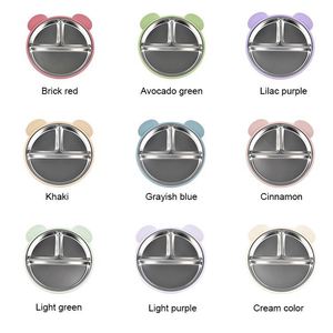 Ensemble de sevrage pour bébé de qualité supérieure, 6 pièces, bol à ventouse en acier inoxydable de qualité alimentaire, tasse, assiette, design moderne écologique et doux - Product Image 2