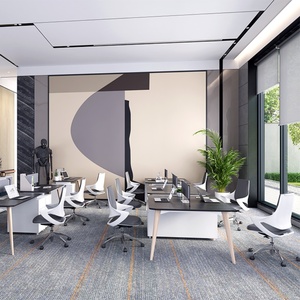 Muebles de Oficina Modulares Convertibles Modernos, Escritorios y Estaciones de Trabajo para 2-8 Personas - Product Image 2