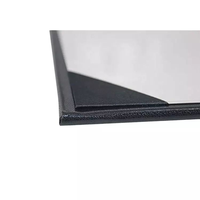 Porte-documents en cuir PU noir A4, porte-certificats A3, porte-menus, porte-documents, couvertures de diplômes en cuir pour présentation