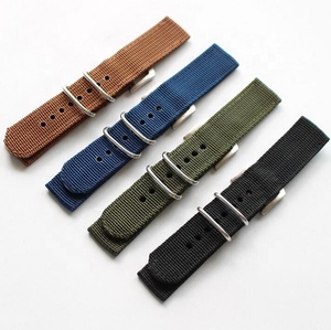 Blu marrone verde nero vegetanismo orologi intercambiabili cinturino da polso 20mm 22mm 24mm cinturino in nylon - Product Image 4