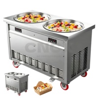 Electric <strong>Ice</strong> <strong>Roll</strong> Maker Flat Pan <strong>Fried</strong> <strong>Ice</strong> Cream <strong>Machine</strong> for Yogurt & Fruit Smoothie