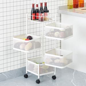 Modern <b>Tall</b> Thin Metal Bedside <b>Cabinet</b> with 4 Wooden Drawers Standing Type Floor Storage for Sundries - Product Image 2