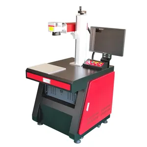 Fiber 60W Laser Marking Machine color laser printer Laser Engraving Watch Dial Jewelry Guns on Stainless Steel Alumin