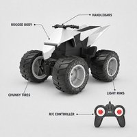 Voiture télécommandée Cybertruck tout-terrain à l'échelle 1:14, 4 roues motrices, étanche, jouet RC, hobby, 2,4 GHz, pick-up tout-terrain
