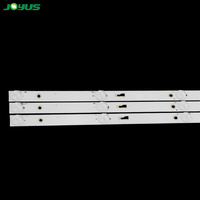 Bandes de rétroéclairage LED JY-163 43D2700 avec lentille acrylique pour téléviseur 43 pouces, synchronisation 43HR332M07A0 V2 LC430DUY-SHA1 43A9000 755mm 7 LED 3v