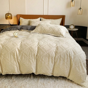 Sang Trọng Sợi Nhỏ Comforter Bộ Sưu Tập Phong Cách Hiện Đại Bedsheet Bộ Đồ Giường Bộ Bông Làm Đầy Mát Chất Lượng Cao Lớn Giảm Giá - Product Image 5