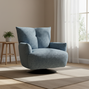 Poltrona Moderna e Confortevole con Imbottitura Morbida e Struttura in Legno Massello per il Relax in Balconi di Hotel, Soggiorni e Camere da Letto - Product Image 2